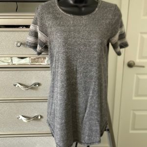 Grey shirt dress